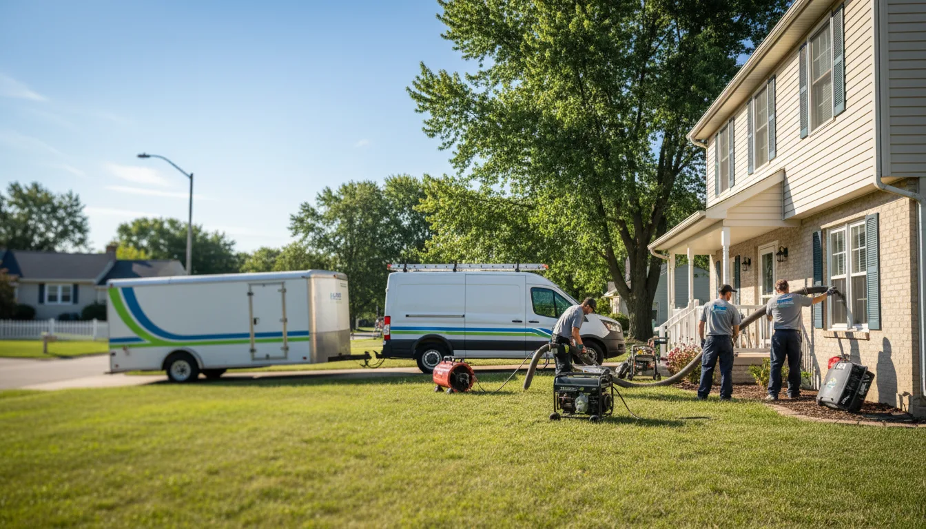 Flooded Basement Restoration And Cleanup With Repair in Bridgewater, IA near me